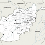 Map of Afghanistan political