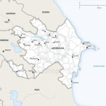 Map of Azerbaijan political