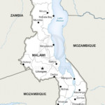 Map of Malawi political