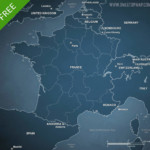 Map of France political