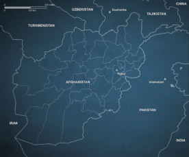 Map of Afghanistan political