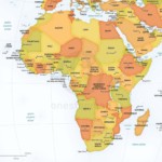 Vector map of Africa continent political