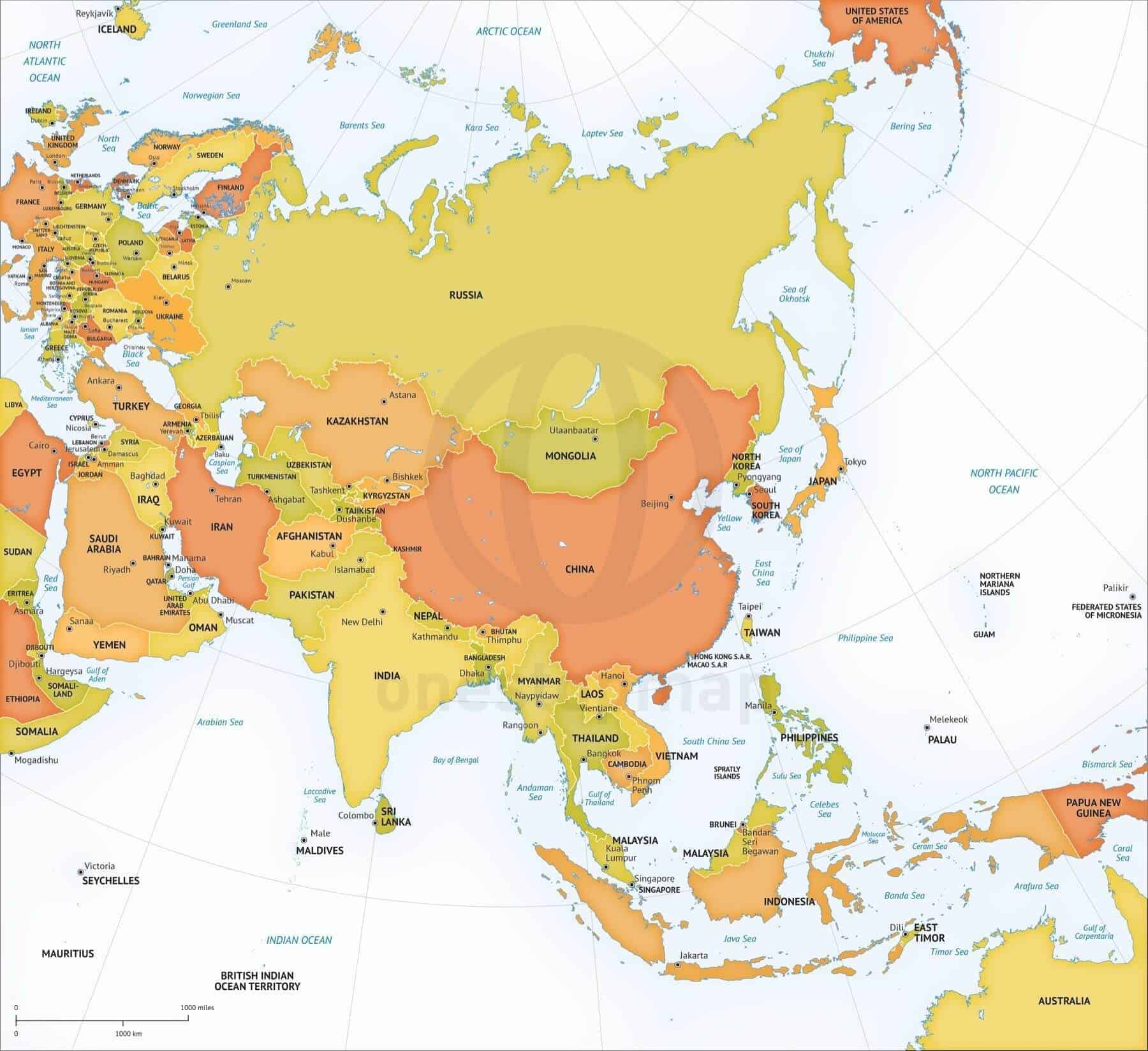 Asia Map