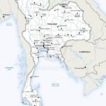 Map of Thailand political