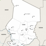 Map of Chad political