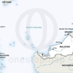Map of Malaysia political