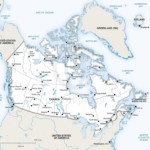 Map of Canada political