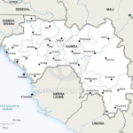 Map of Guinea political