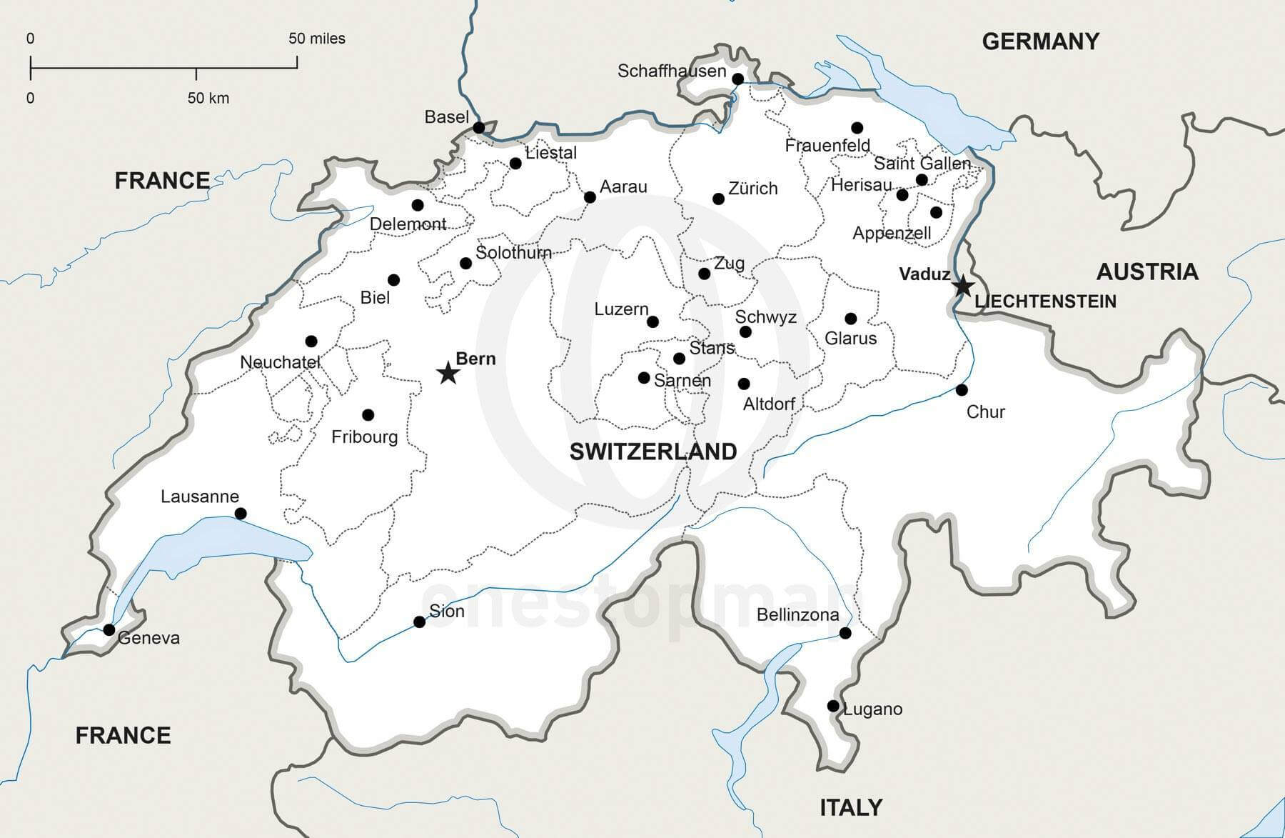vector-map-of-switzerland-political-one-stop-map