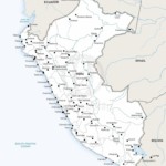 Map of Peru political