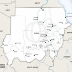 Map of Sudan political