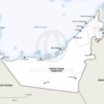 Map of United Arab Emirates political