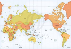 vector map world mercator asia australia one stop map where is asia on the world map