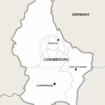 Map of Luxembourg political