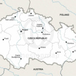 Map of Czech Republic political
