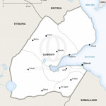Map of Djibouti political