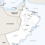 Map of Oman political