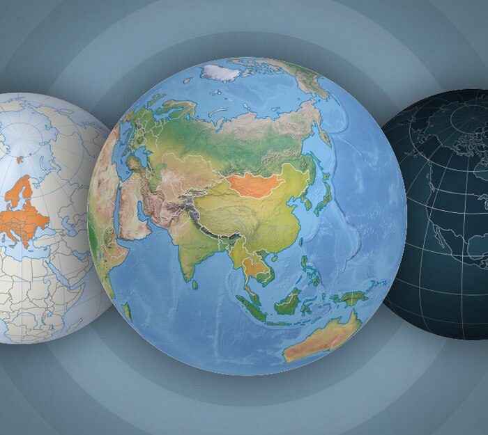 Some examples of the PowerGlobe for Illustrator