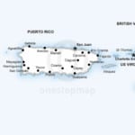 Political map of Puerto Rico