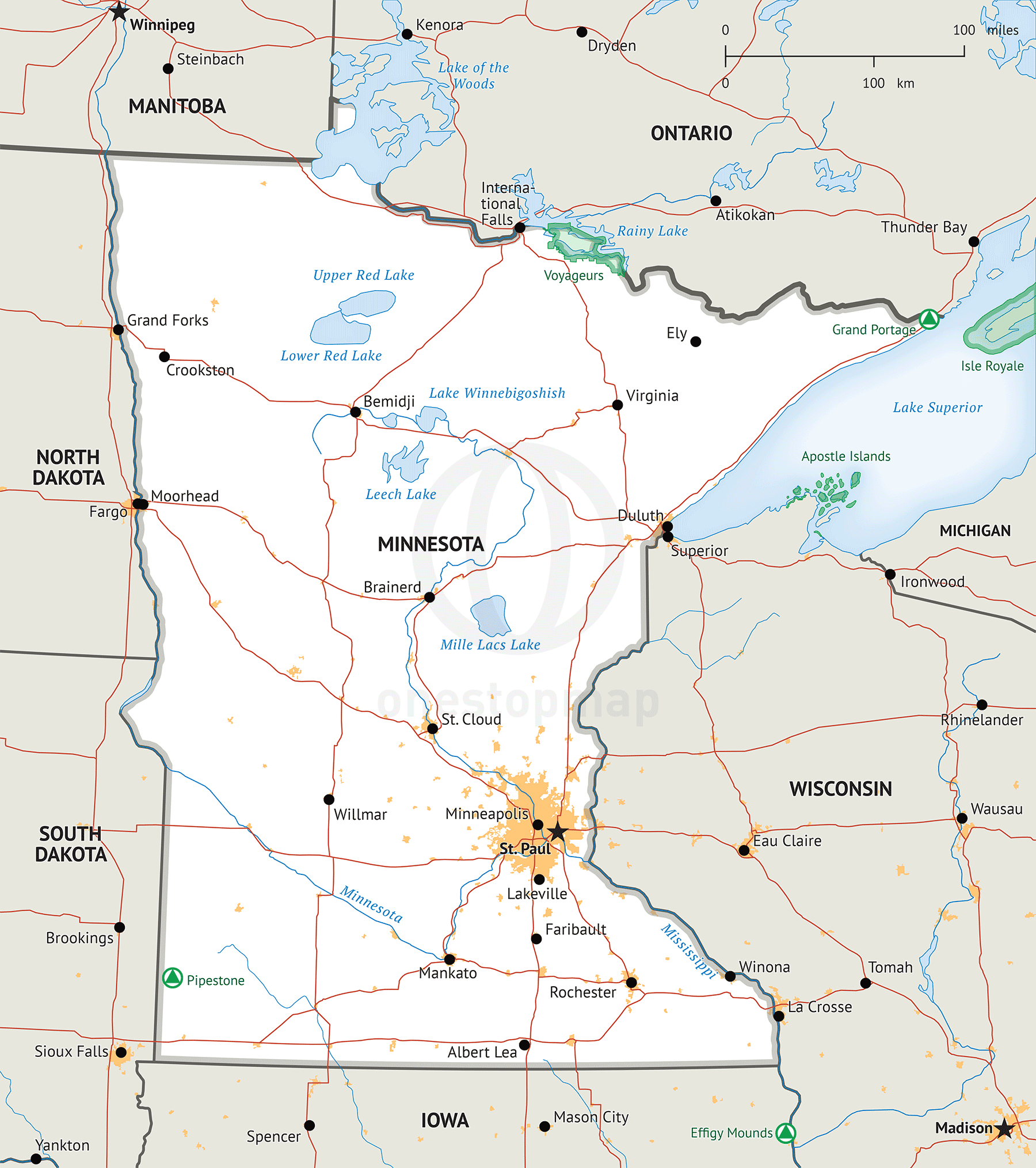 stock-vector-map-of-minnesota-one-stop-map