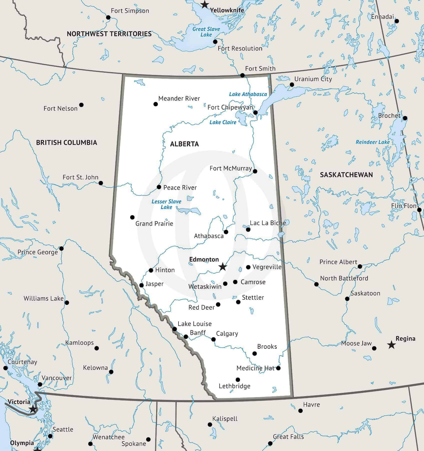 Alberta Maps Facts World Atlas - vrogue.co