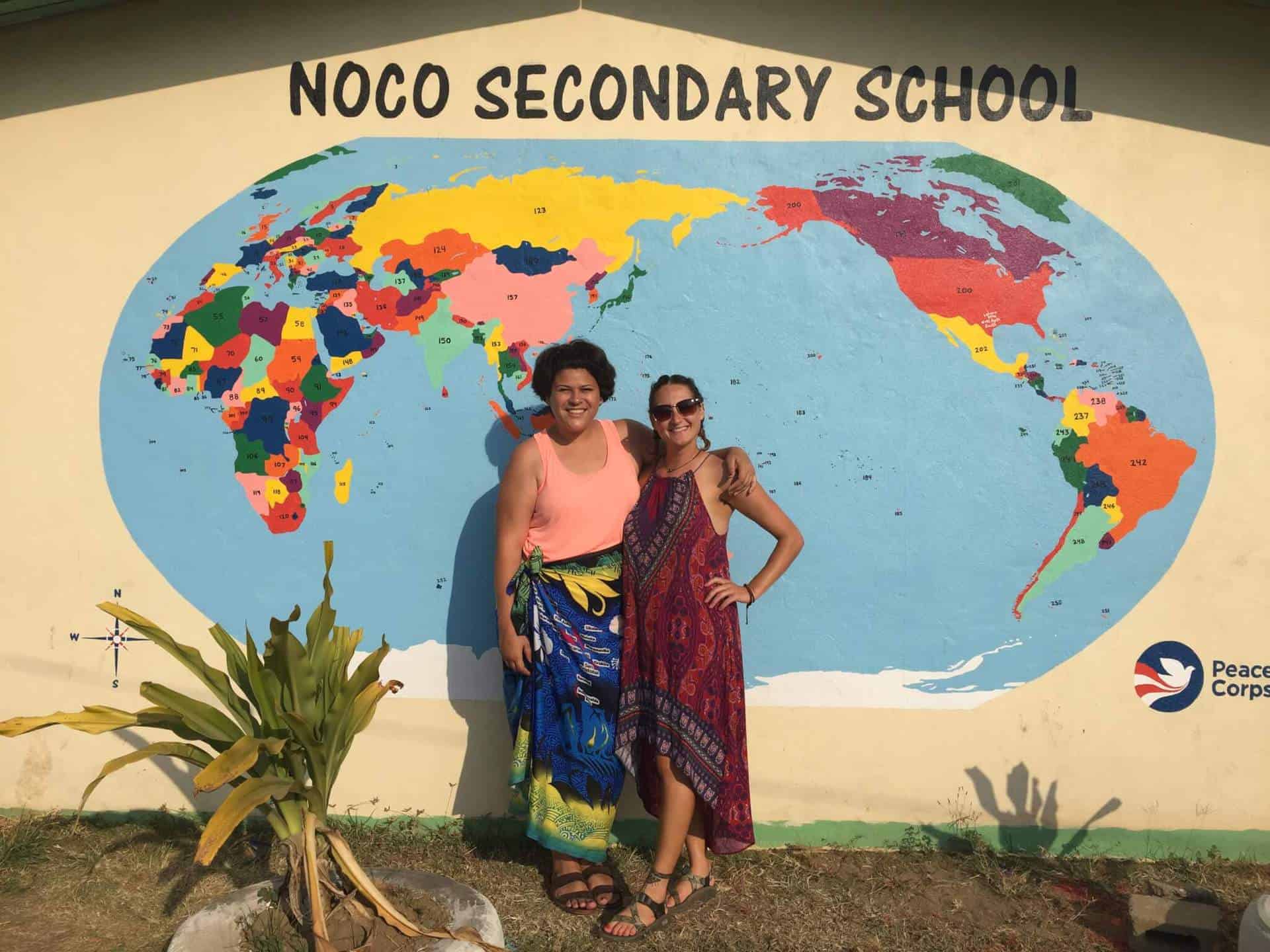 World Map mural finished