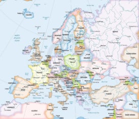 Map of Europe