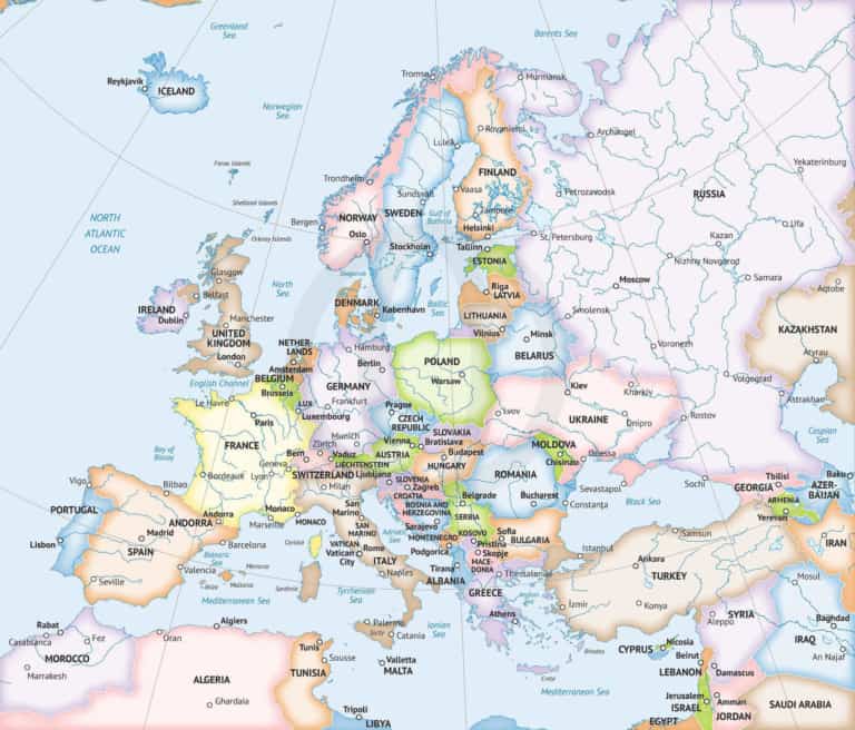 Map of Europe