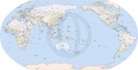 Formal map, Australia and Asia centered