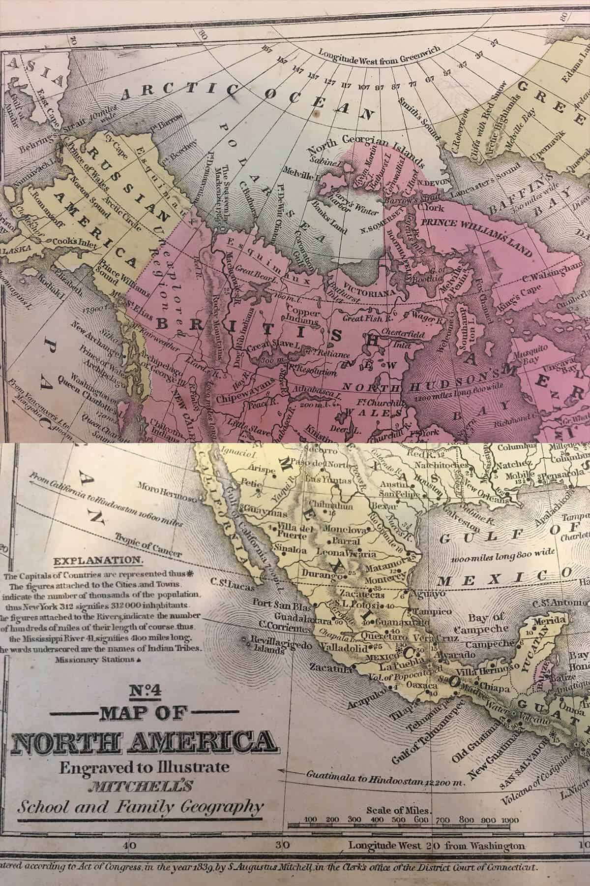 One map, two meridians