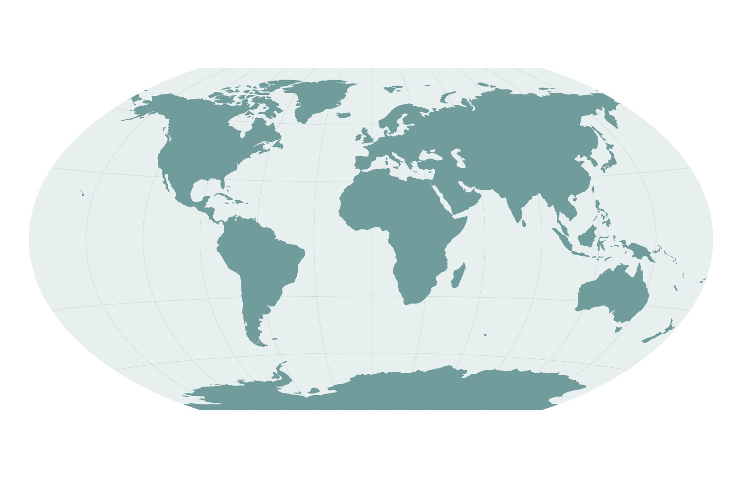 Winkel Tripel projection of Natural Earth land outlines
